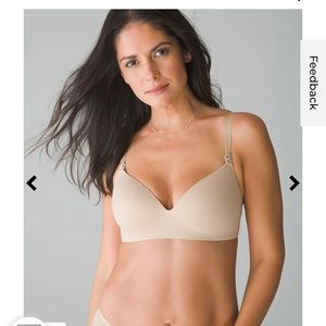NWT TAN Soma Wireless Nursing Bra 34 DD